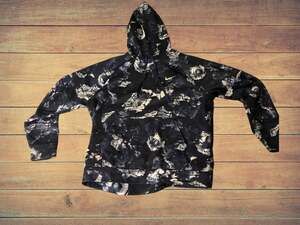 Nike Nike Therma-FIT Navy Multi AOP Print Fleece Hoodie Small